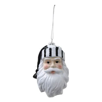 JULETREPYNT NISSE 10CM STRIPETE