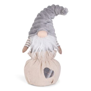 NISSE PÅ SEKK NATUR 42CM LYS BRUN