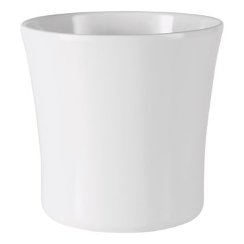 INNENDØRSKRUKKE KERAMIK TAHITI 19CM HVIT BLANK