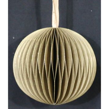 JULEKULE HONEY COMB GLITTER 8CM GULL