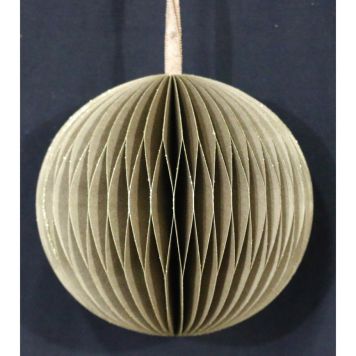 JULEKULE HONEY COMB GLITTER 10CM GULL