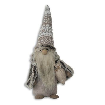 JULENISSE STÅENDE NATUR 21X15X41CM