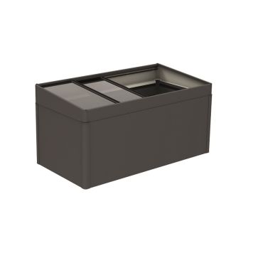 RAMME BIOHORT 2X1 METALLIC MØRKGRÅ