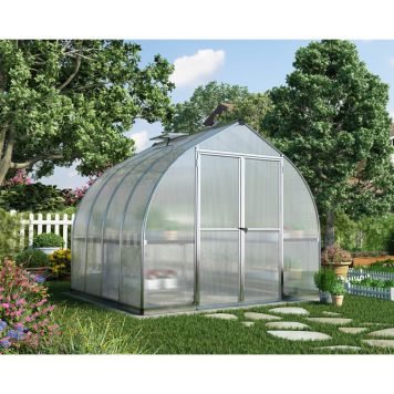 DRIVHUS PALRAM BELLA 8X8 SILVER 6M²