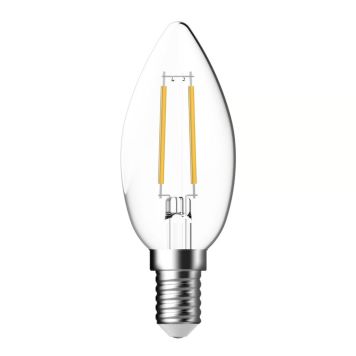 LYSPÆRE NORDLUX  C35 FILAMENT 2700K DIM CLEAR E14 C35 4W