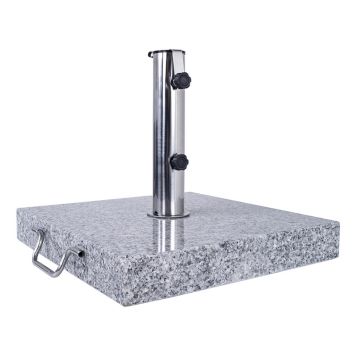 PARASOLLFOT SUNFUN MED HJUL 20 KG GRANITT 