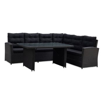 HJØRNEGRUPPE SUNFUN VÄDDÖ KUNSTROTTING SVART