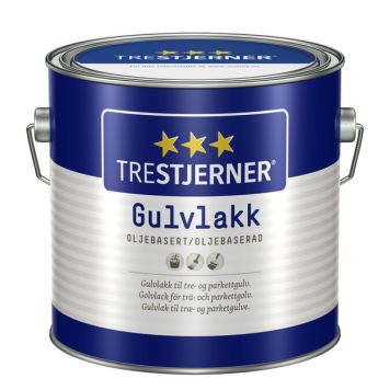 GULVLAKK TRESTJERNER OLJEBASERT SILKEMATT 3L
