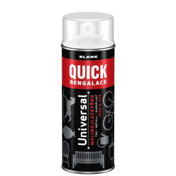 SPRAYMALING QUICK BENGALACK UNIVERSAL KLAR BLANK 400ML