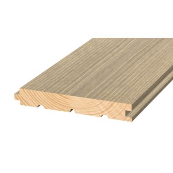 HELTREGULV MOELVEN FURU KONGLE BØRSTET 25X142X2200MM