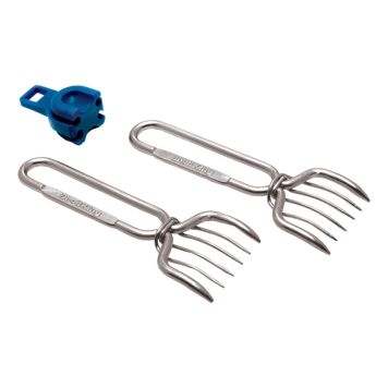 KJØTTKLØR BROIL KING 25CM RUSTFRITT STÅL 2STK