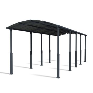CARPORT CANOPIA ALPINE 32M² BRONSE/GRÅ