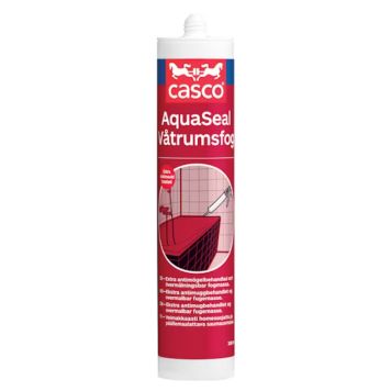 VÅTROMSFUG CASCO AQUASEAL  300ML HVIT