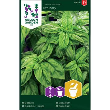 KRYDDERURTER NELSON GARDEN SMÅBLADET BASILIKUM BALKON STAR 
