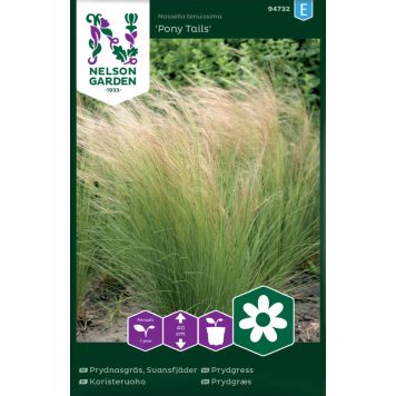 BLOMSTERFRØ NELSON GARDEN PRYDGRESS SVANEFJÆR PONY TAILS 