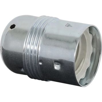 LAMPEHOLDER GELIA E27 KROM GLATT JORD