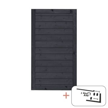 PORT PLUS KLINK SVART BESLAG 100X163CM