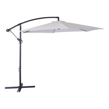 HENGEPARASOLL SUNFUN SORRENTO 300CM HVIT