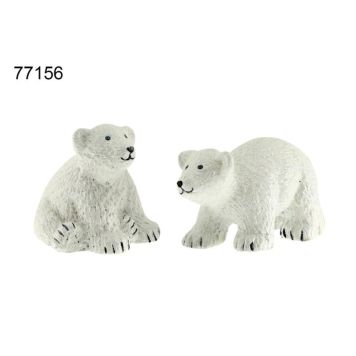 JULEPYNT ISBJØRN HVIT