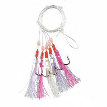 FISKEKROK FLADEN FJÆRHEKLE STR 3 MULTICOLOUR FLASH