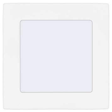 INNBYGGINGSSPOT ELGO TINUS1  FIRKANTET 120X120 3000K 5,5W HVIT