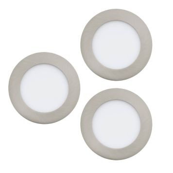 INNEBYGGINGSSPOT-SETT ELGO TINUS 12V 3L Ø120MM H25MM