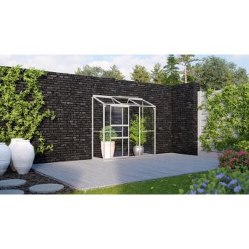 DRIVHUS VITAVIA IDA 1300 MED SOKKEL ALU/GLAS 1,3M²