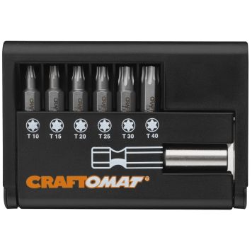 BITSSETT CRAFTOMAT TORX 6 DELER