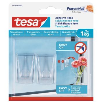 SELVKLEBENDE KROK TESA TSMS TRANSPARENT 1 KG 2PK