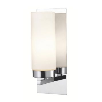 VEGGLAMPE MARKSLÖJD NORRSUNDET KROM/HVIT E14 IP44