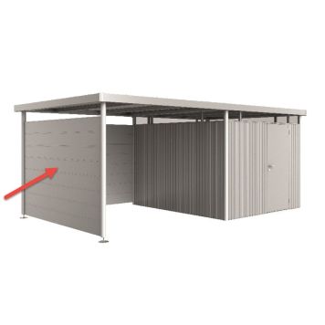 SIDEVEGG  BIOHORT HIGHLINE METALLIC SØLV H5 