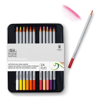 TEGNESKRIN W&N STUDIO COLLECTION PRECISION SETT 24 STK 