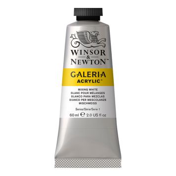 AKRYLFARGE W&N GALERIA NR 415 HVIT FOR BLANDINGER 60ML 