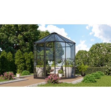 DRIVHUS VITAVIA HERA 4500 SVART 4,2M²