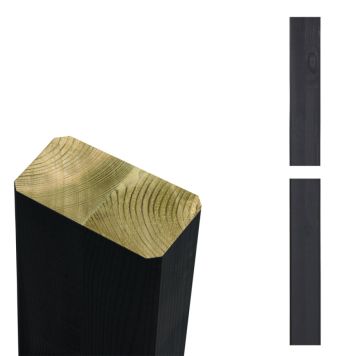 STOLPE PLUS LIMT SVART 4 5X9X179 CM