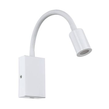VEGGLAMPE EGLO TAZZOLI INTEGRERT LED 3,5W USB HVIT 