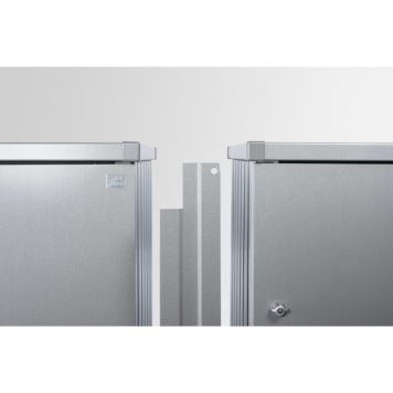 TILKOBLINGSELEMENT BIOHORT ALEX SØLV METALLIC 2-PACK