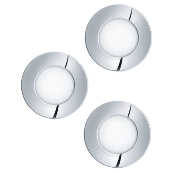 TAKLAMPE EGLO FUEVA  3STK Ø85 3000K 3X3W IP44 KROM