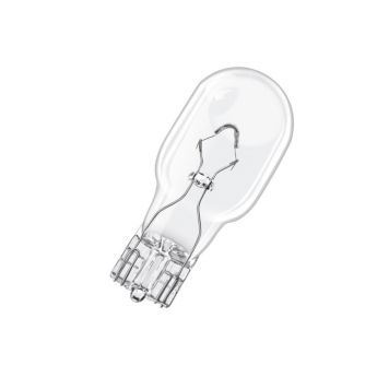GLASSOKKELLAMPE OSRAM 12V W5W 2-PAKNING