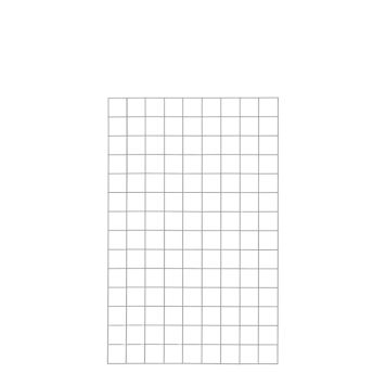 ESPALIER PLUS GALVANISERT STÅL 140X90 CM