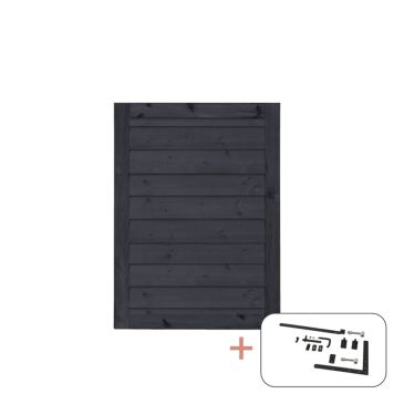 PORT PLUS KLINK SVART BESLAG 100X125CM