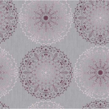 VOKSDUK D-C-FIX MONTE CARLO CHARLENE GRÅ 110X140CM