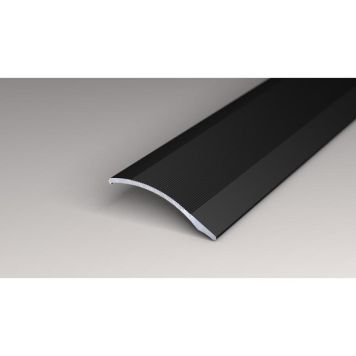 OVERGANGSPROFIL LOGOCLIC ALUMINIUM SORT 1000X38X7MM