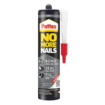 MONTASJELIM PATTEX GRÅ 300 ML BOND-SEAL-FILL