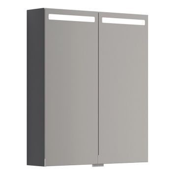 SPEILSKAP SCANBAD TOP MED BELYSNING 60CM