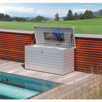 PUTEKASSE BIOHORT 130 134X62X71CM SØLV