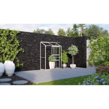 DRIVHUS VITAVIA IDA 900 MED SOKKEL ALU/GLAS 0,9M2