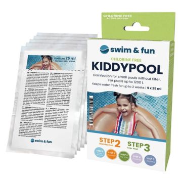 BASSENGDESINFEKSJON SWIM & FUN KIDDY POOL 25 ML 5PK