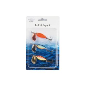 FISKESLUK FLADEN SPINNER LOKET 3-PK