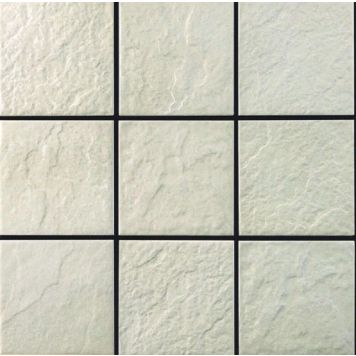 FLIS NORDICA HVIT 10X10CM